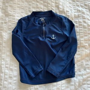 3 for $20 CARTER's SPF 50+ Long Sleeve Rashguard Swim Shirt Sz 24m